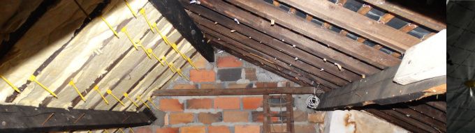 Isolation des combles avec de la laine de verre 70 et 200 recouvert d'une membrane